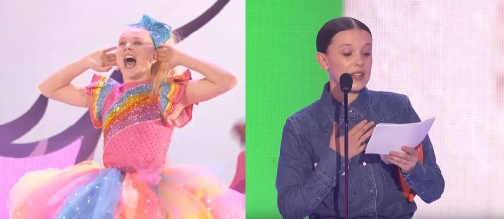 JoJo Siwa and Millie Bobby Brown shine at 2018 Kids’ Choice&nbsp;Awards