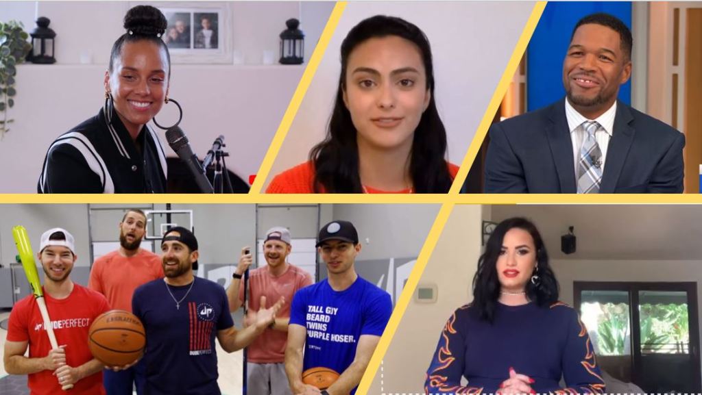 Alicia Keys, Dude Perfect, Michael Strahan, Camila Mendes, Demi Lovato encourage Class of 2020&nbsp;graduates