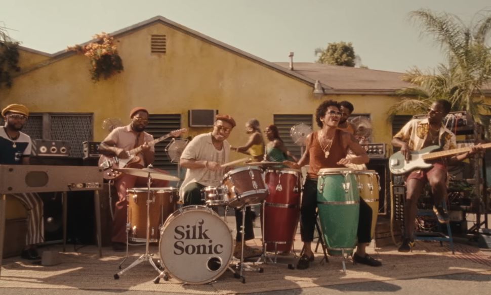 Silk Sonic’s “Skate” video glides to #2 on YouTube&nbsp;Trending